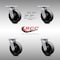 Service Caster 6 Inch SS Glass Filled Nylon Swivel Caster Set with Roller Bearing and Swivel Lock SCC-SS30S620-GFNR-BSL-4 - alternate 4